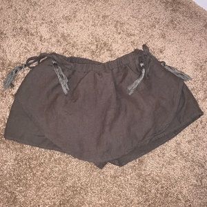 Green Skort with ties